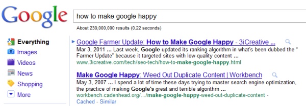 3iCreative - Making Google Happy